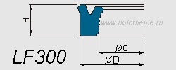 Профиль воротниковой манжеты LF300